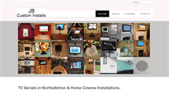 Desktop Screenshot of jbcustominstalls.com