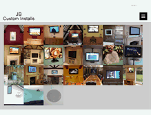 Tablet Screenshot of jbcustominstalls.com